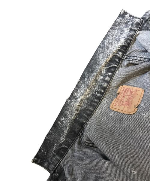 LEVI'S（リーバイス）LEVI'S (リーバイス) アシッドブラックデニムジャケット グレー サイズ:Lの古着・服飾アイテム