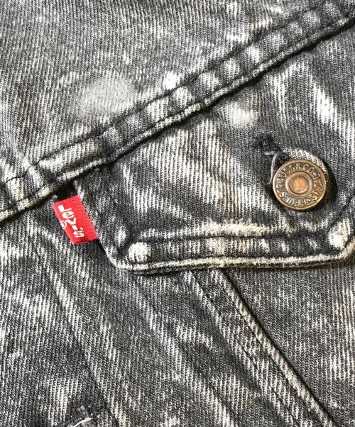 LEVI'S（リーバイス）LEVI'S (リーバイス) アシッドブラックデニムジャケット グレー サイズ:Lの古着・服飾アイテム