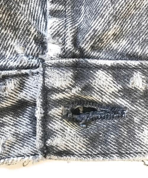 LEVI'S（リーバイス）LEVI'S (リーバイス) アシッドブラックデニムジャケット グレー サイズ:Lの古着・服飾アイテム