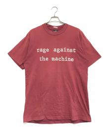 バンドTシャツ（バンドTシャツ）の古着「rage against the machine(レイジ・アゲインスト・ザ・マシーン) バンドTシャツ」｜バーガンディー