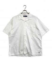 POLO RALPH LAUREN（ポロ・ラルフローレン）の古着「半袖オープンカラーシャツ」｜ホワイト