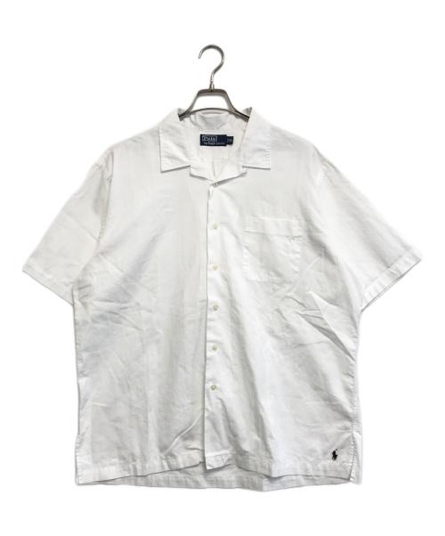 POLO RALPH LAUREN（ポロ・ラルフローレン）POLO RALPH LAUREN (ポロ・ラルフローレン) 半袖オープンカラーシャツ ホワイト サイズ:XLの古着・服飾アイテム