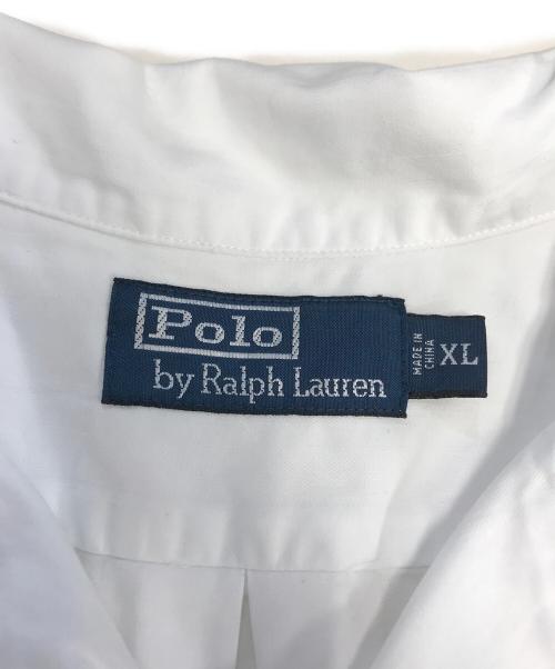 POLO RALPH LAUREN（ポロ・ラルフローレン）POLO RALPH LAUREN (ポロ・ラルフローレン) 半袖オープンカラーシャツ ホワイト サイズ:XLの古着・服飾アイテム