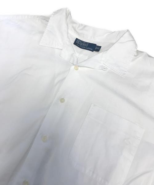 POLO RALPH LAUREN（ポロ・ラルフローレン）POLO RALPH LAUREN (ポロ・ラルフローレン) 半袖オープンカラーシャツ ホワイト サイズ:XLの古着・服飾アイテム