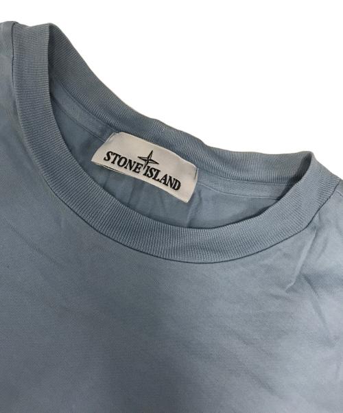 STONE ISLAND（ストーンアイランド）STONE ISLAND (ストーンアイランド) クルーネックカットソー スカイブルー サイズ:Mの古着・服飾アイテム