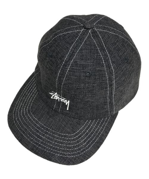 stussy（ステューシー）stussy (ステューシー) キャップ ブラックの古着・服飾アイテム