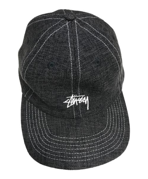 stussy（ステューシー）stussy (ステューシー) キャップ ブラックの古着・服飾アイテム
