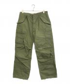 VINTAGE MILITARYヴィンテージ ミリタリー）の古着「US ARMY M65フィールドパンツ」｜オリーブ