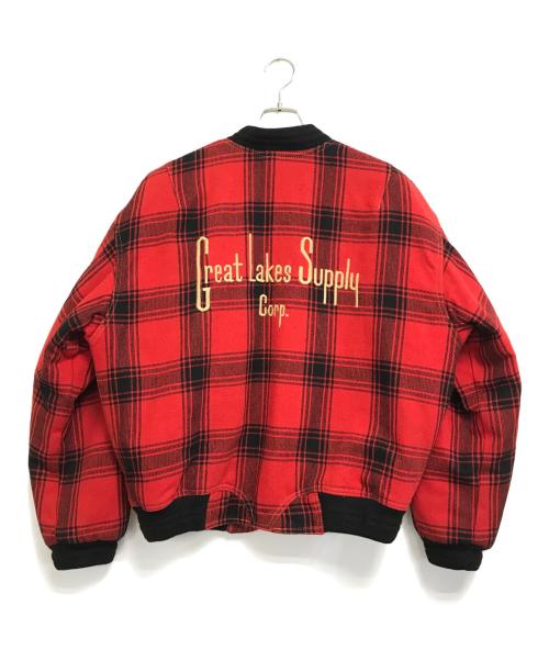 DIESEL（ディーゼル）DIESEL (ディーゼル) ボンバージャケット レッド サイズ:不明の古着・服飾アイテム