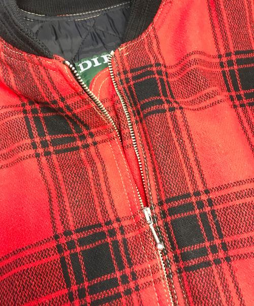DIESEL（ディーゼル）DIESEL (ディーゼル) ボンバージャケット レッド サイズ:不明の古着・服飾アイテム