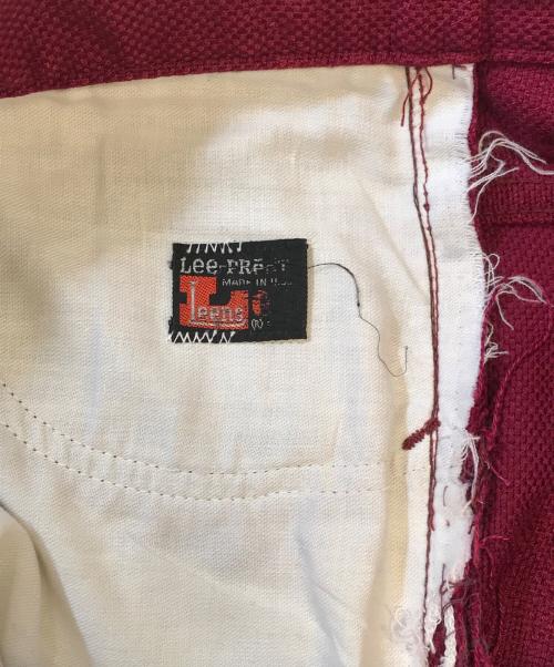 LEE（リー）LEE (リー) センタープレスパンツ レッド サイズ:Mの古着・服飾アイテム