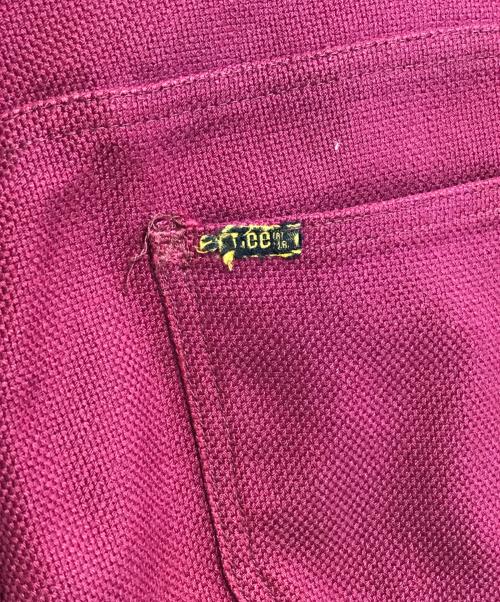 LEE（リー）LEE (リー) センタープレスパンツ レッド サイズ:Mの古着・服飾アイテム