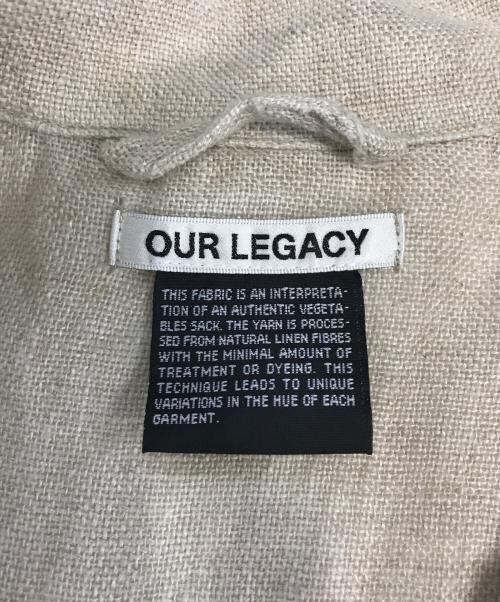 OUR LEGACY（アワーレガシー）OUR LEGACY (アワーレガシー) BOX SHIRT SCARECROW EMBROIDERY ベージュ サイズ:50の古着・服飾アイテム
