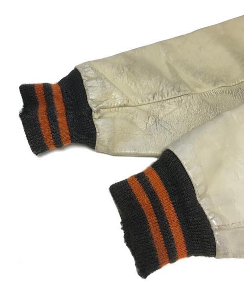 DeLong（デロング）DeLong (デロング) スタジャン ブラウン サイズ:40の古着・服飾アイテム