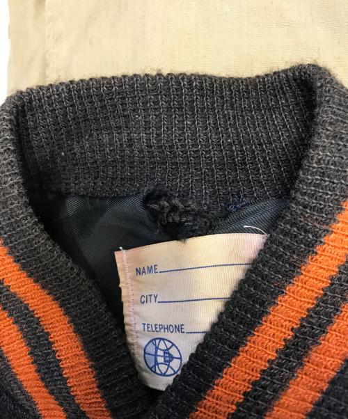 DeLong（デロング）DeLong (デロング) スタジャン ブラウン サイズ:40の古着・服飾アイテム