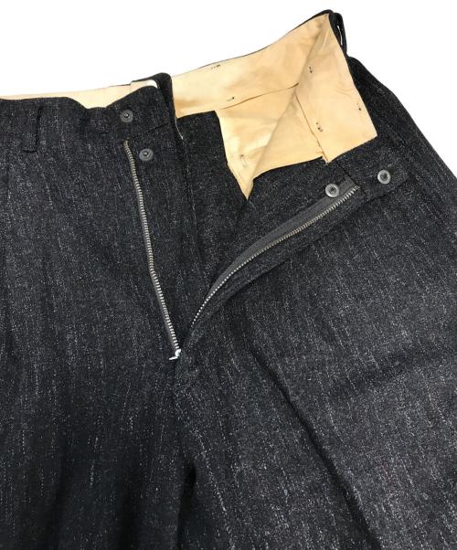 VINTAGE（ヴィンテージ）VINTAGE (ヴィンテージ) ウールスラックス ブラック サイズ:表記なしの古着・服飾アイテム