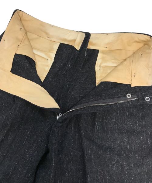 VINTAGE（ヴィンテージ）VINTAGE (ヴィンテージ) ウールスラックス ブラック サイズ:表記なしの古着・服飾アイテム