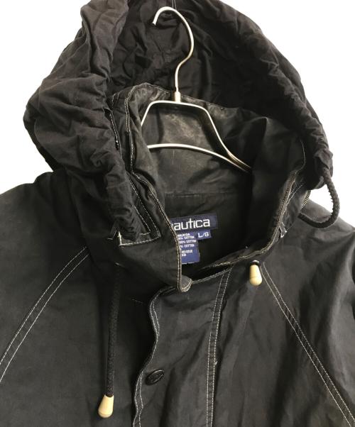 NAUTICA（ノーティカ）NAUTICA (ノーティカ) ステッチデザインジャケット ブラック サイズ:Lの古着・服飾アイテム