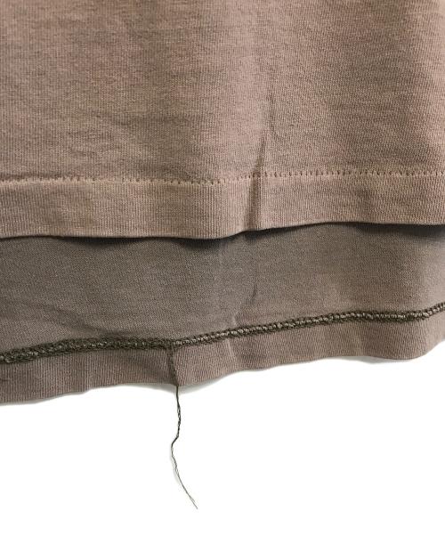 Drill（ドリル）Drill (ドリル) プリントTシャツ ブラウン サイズ:Lの古着・服飾アイテム