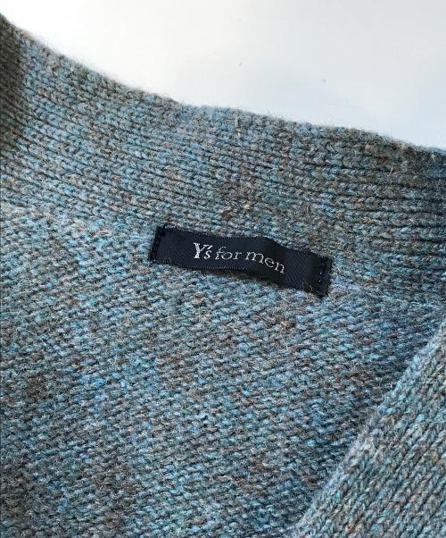 Y's for men（ワイズフォーメン）Y'S for men (ワイズフォーメン) ニットカーディガン ブルー サイズ:表記なしの古着・服飾アイテム