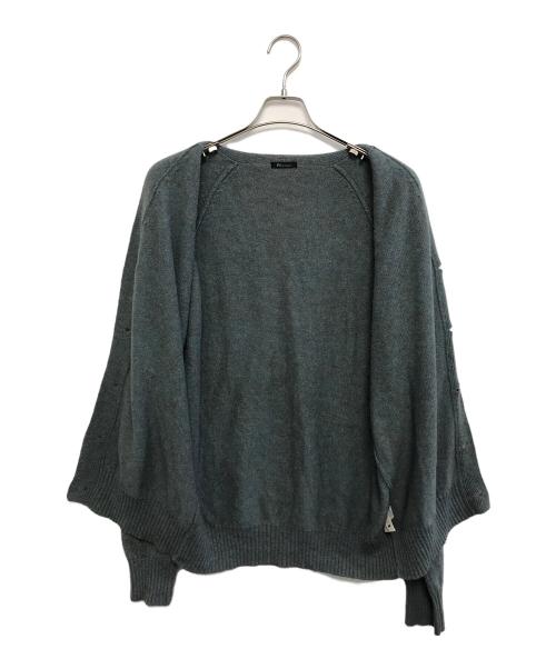 Y's for men（ワイズフォーメン）Y'S for men (ワイズフォーメン) ニットカーディガン ブルー サイズ:表記なしの古着・服飾アイテム