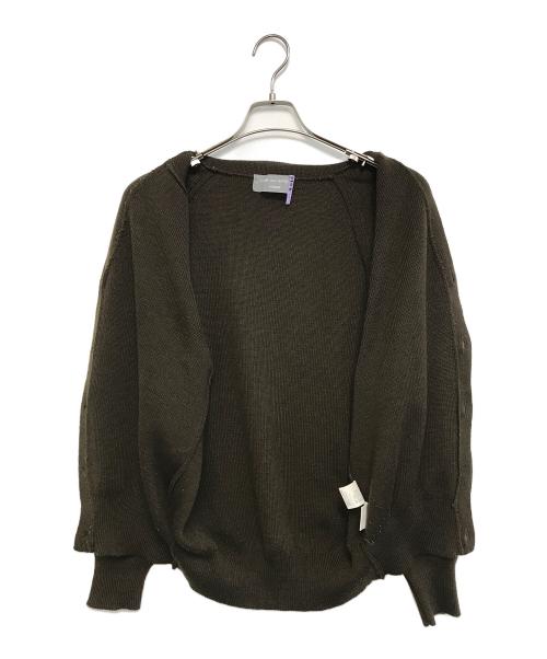 COMME des GARCONS（コムデギャルソン）COMME des GARCONS (コムデギャルソン) ニットカーディガン ブラウン サイズ:表記なしの古着・服飾アイテム