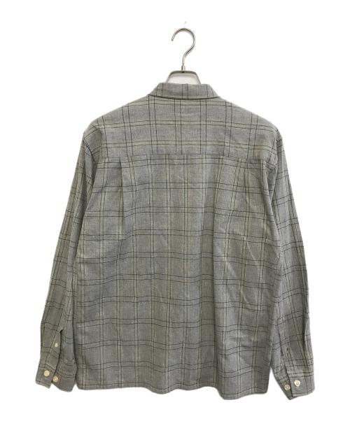 stussy（ステューシー）stussy (ステューシー) 開襟チェックシャツ グレー サイズ:Mの古着・服飾アイテム