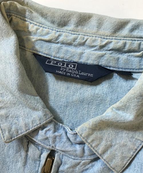 POLO RALPH LAUREN（ポロ・ラルフローレン）POLO RALPH LAUREN (ポロ・ラルフローレン) デニムスイングトップ ブルー サイズ:Sの古着・服飾アイテム