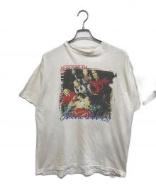 TULTEX×NINE LIVES（タルテックス×ナイン・ライヴズ）の古着「バンドTシャツ」｜ホワイト