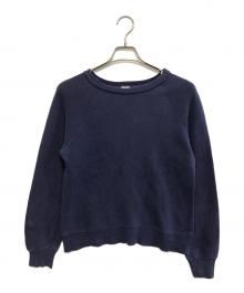 Healthknit（ヘルスニット）の古着「ラグランスウェット」｜ネイビー