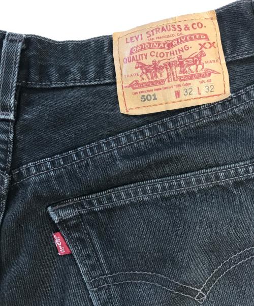 LEVI'S（リーバイス）LEVI'S (リーバイス) 501 後染めブラックデニム ブラック サイズ:W32 L32の古着・服飾アイテム