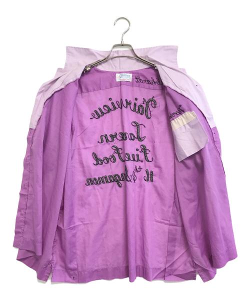 Hilton（ヒルトン）Hilton (ヒルトン) ボーリングシャツ ピンク サイズ:44の古着・服飾アイテム