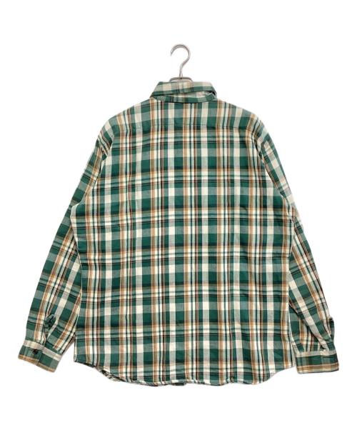 VINTAGE（ヴィンテージ）VINTAGE (ヴィンテージ) ネルシャツ グリーン サイズ:XLの古着・服飾アイテム