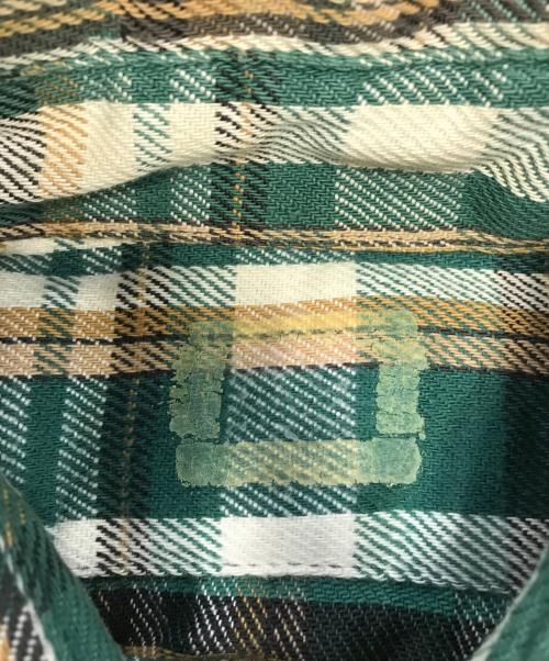 VINTAGE（ヴィンテージ）VINTAGE (ヴィンテージ) ネルシャツ グリーン サイズ:XLの古着・服飾アイテム
