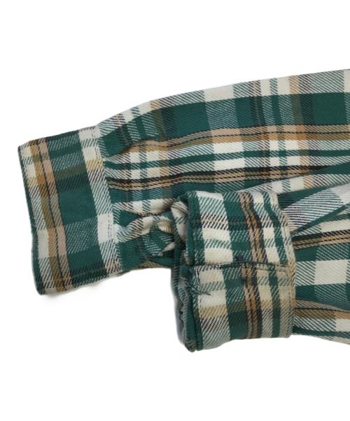 VINTAGE（ヴィンテージ）VINTAGE (ヴィンテージ) ネルシャツ グリーン サイズ:XLの古着・服飾アイテム