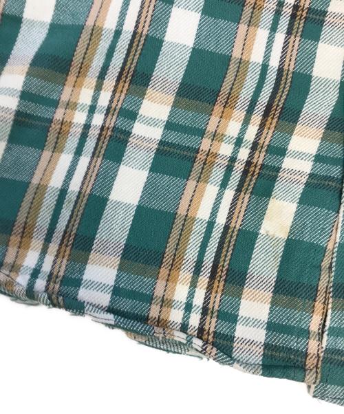 VINTAGE（ヴィンテージ）VINTAGE (ヴィンテージ) ネルシャツ グリーン サイズ:XLの古着・服飾アイテム