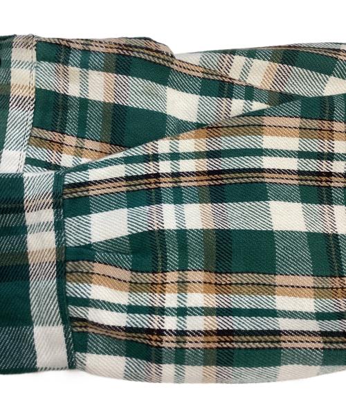 VINTAGE（ヴィンテージ）VINTAGE (ヴィンテージ) ネルシャツ グリーン サイズ:XLの古着・服飾アイテム