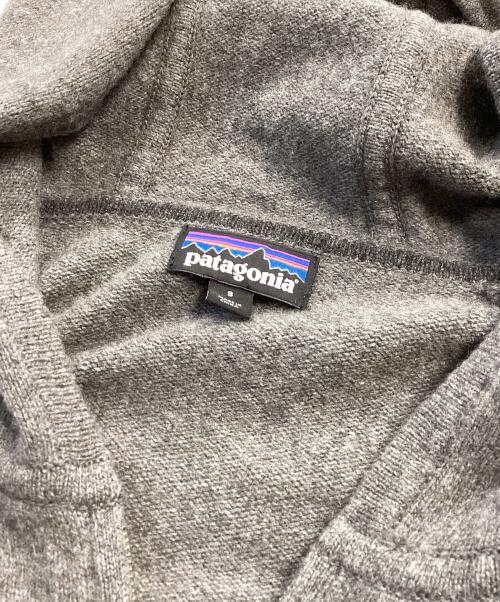 Patagonia（パタゴニア）Patagonia (パタゴニア) カシミヤ混ジップアップパーカー グレー サイズ:Sの古着・服飾アイテム
