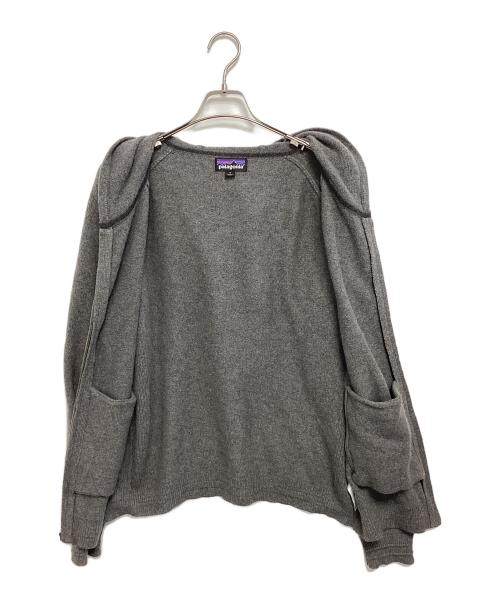 Patagonia（パタゴニア）Patagonia (パタゴニア) カシミヤ混ジップアップパーカー グレー サイズ:Sの古着・服飾アイテム