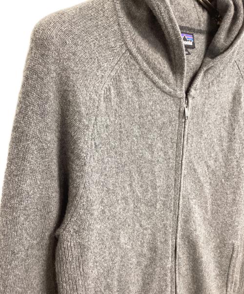 Patagonia（パタゴニア）Patagonia (パタゴニア) カシミヤ混ジップアップパーカー グレー サイズ:Sの古着・服飾アイテム