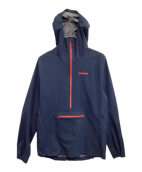 Patagonia（パタゴニア）Patagonia (パタゴニア) ナイロンアノラックパーカー ネイビー サイズ:Mの古着・服飾アイテム