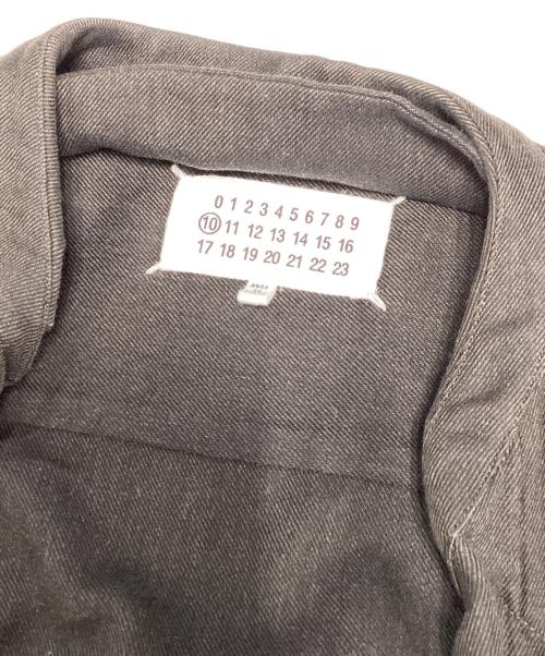 Maison Margiela（メゾンマルジェラ）Maison Margiela (メゾンマルジェラ) open shirt jacket グレー×ブラウン サイズ:42の古着・服飾アイテム