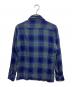 Boston Stone (ボストンストーン) レーヨン混チェックシャツ ネイビー サイズ:ｍ：12000円