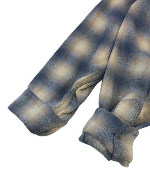 PENDLETON（ペンドルトン）PENDLETON (ペンドルトン) オンブレウールシャツ ベージュ サイズ:Lの古着・服飾アイテム