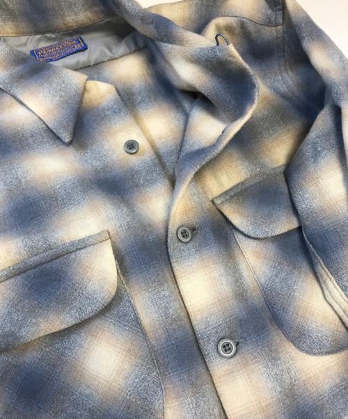 PENDLETON（ペンドルトン）PENDLETON (ペンドルトン) オンブレウールシャツ ベージュ サイズ:Lの古着・服飾アイテム