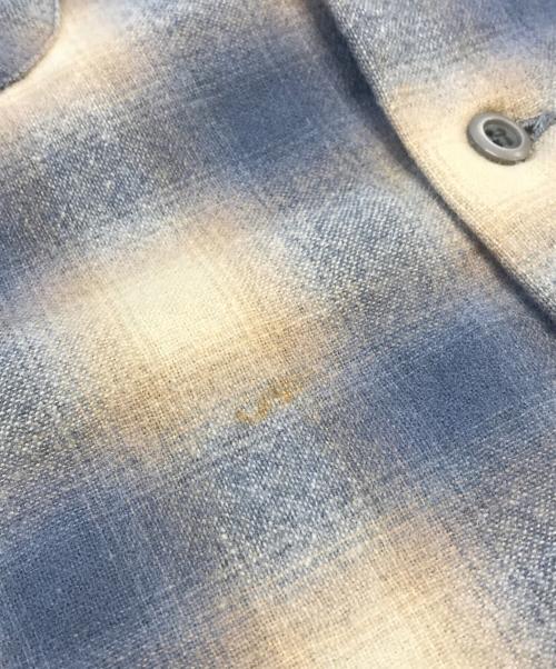 PENDLETON（ペンドルトン）PENDLETON (ペンドルトン) オンブレウールシャツ ベージュ サイズ:Lの古着・服飾アイテム