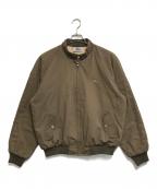 IZOD LACOSTEアイゾッド ラコステ）の古着「ハリントンジャケット」｜ブラウン
