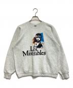 FRUIT OF THE LOOMフルーツオブザルーム）の古着「プリントスウェット」｜グレー