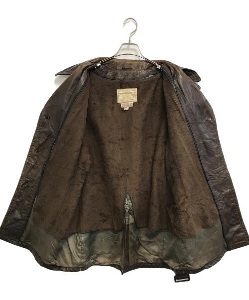 WICKFIELD（ウィックフィールド）WICKFIELD (ウィックフィールド) レザージャケット ブラウン サイズ:42の古着・服飾アイテム