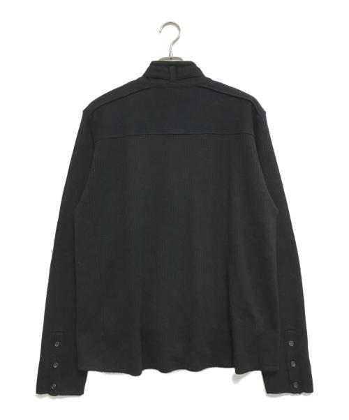 Calvin Klein（カルバンクライン）Calvin Klein (カルバンクライン) ダブルジップ切替ジャケット ブラック サイズ:2Lの古着・服飾アイテム